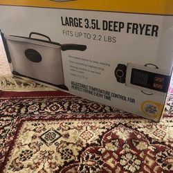 New Large Deep Fryer "Bella" 3.5L