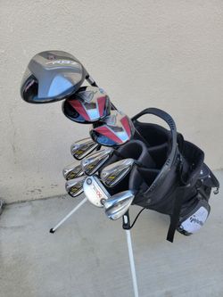 Taylormade & Callaway Golf Set Right Handed W/TaylorMade Stand Bag