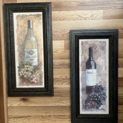 C. Winterle Olson Framed Wine Art Prints – Set of 2