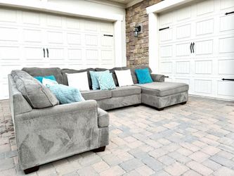 Gray 3 piece Sectional Sofa