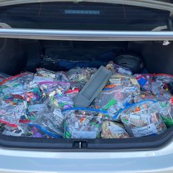 Bulk Lego Pieces and Minifigures lot