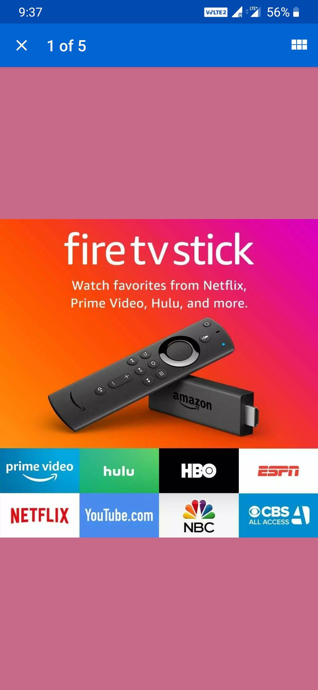 Amazon Fire TV Stick 2019 Alexa Voice Remote With $45 Sling TV credit