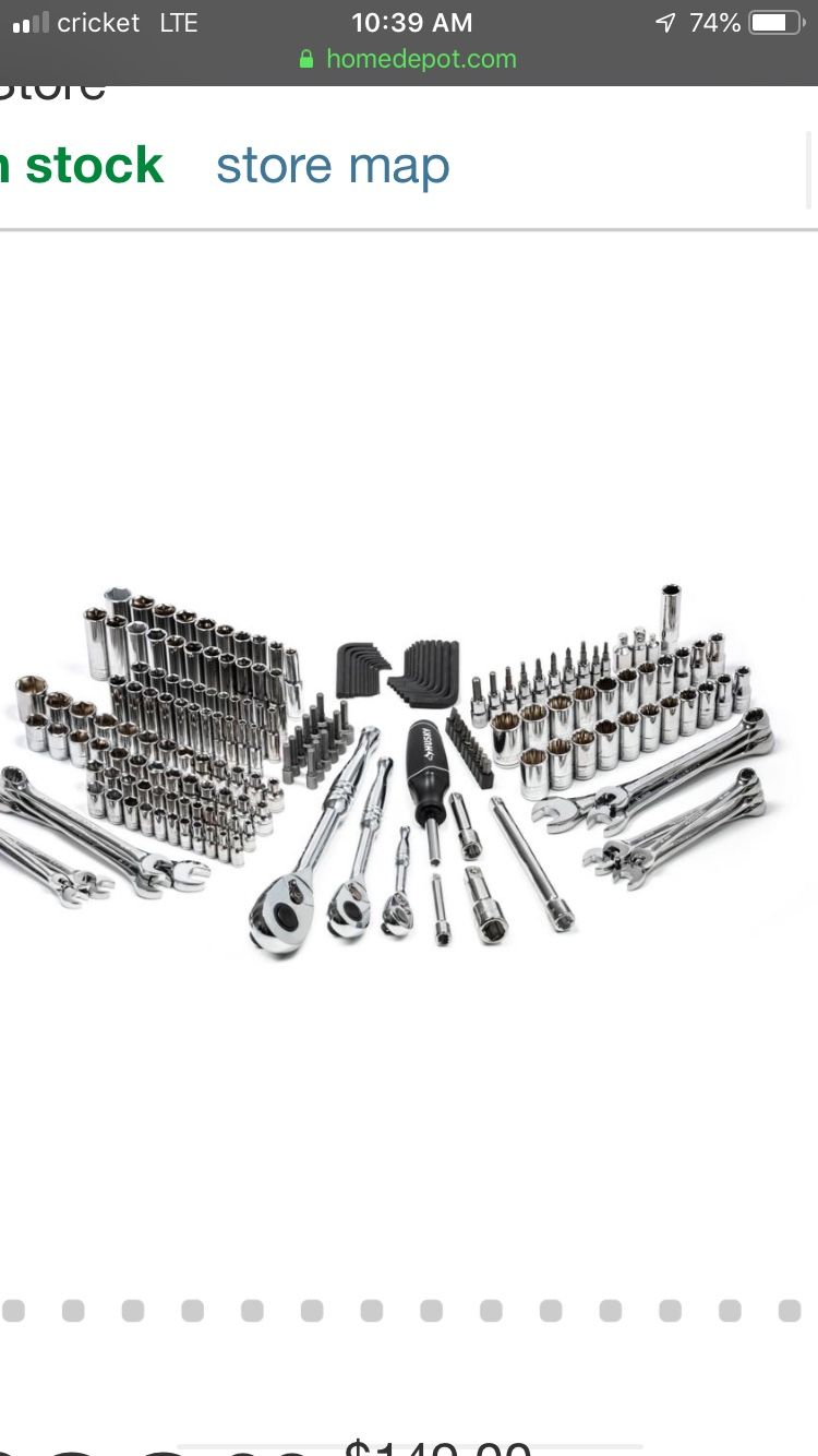 194 piece Husky Mechancs tool set