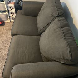Grey Couch Loveseat