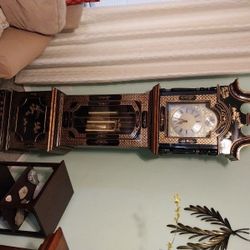 Oriental Grandfather  Clock 