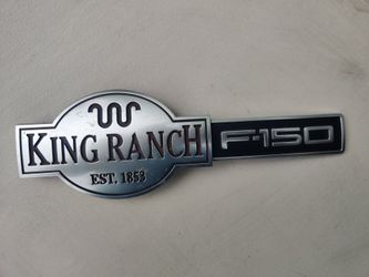  Ford F350 F-350 King Ranch LH Left Super Duty Fender Badge Logo  ORIGINAL 2005-2007