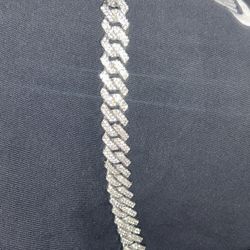 Moissanite Cuban Bracelet