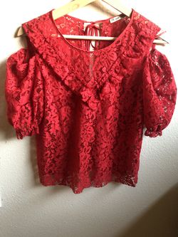 Zara Lace Top XS