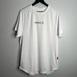 ASRV x MNLY Athlete Established Tee Shirt Mens XL White DSG-0660