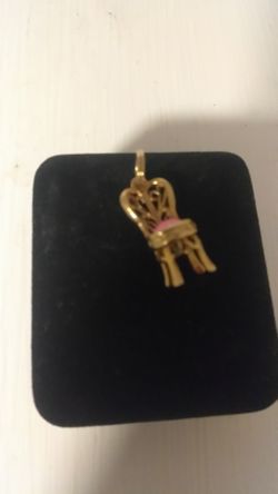 Vintage chair charm