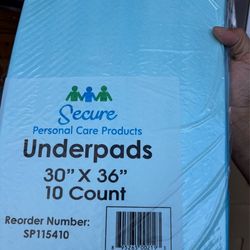 Underpads 48 packs for 140.00