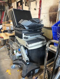 Mobile Medical Computer Workstation Cart
