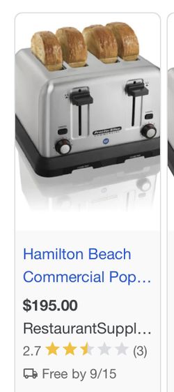 Commercial Set of Toasters 