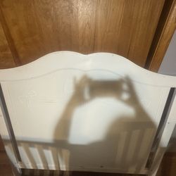 White Wooden Headboard