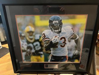 Chicago Bears Devin Hester Signed Picture Framed