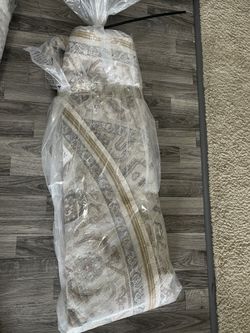 Lauren Ralph Lauren Collection Atwood LRL1119 Rug, Ivory/Beige Red, 6'7" Round