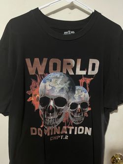 Large Three6Mafia “world domination” T-shirt