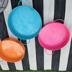 Large Metal Trays $8.00 Ea