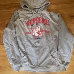 Supreme x True Religion Grey Zip Up