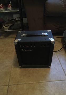 Small Guitar Amp Amplifier from Silvertone
