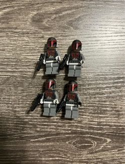 4x Lego Star  Wars Mandalorian Super commando lot