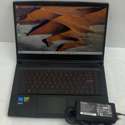 MSI Thin GF63 Gaming Laptop i5 12gen 8GB RAM 256GB SSD RTX 4050