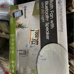 Bluetooth Speaker Light and Fan