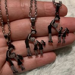 Mother’s Day Gift- Different Stainless Steel Mom & Children Necklaces - 20$ Each