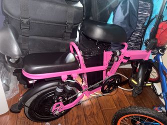 pink e bike