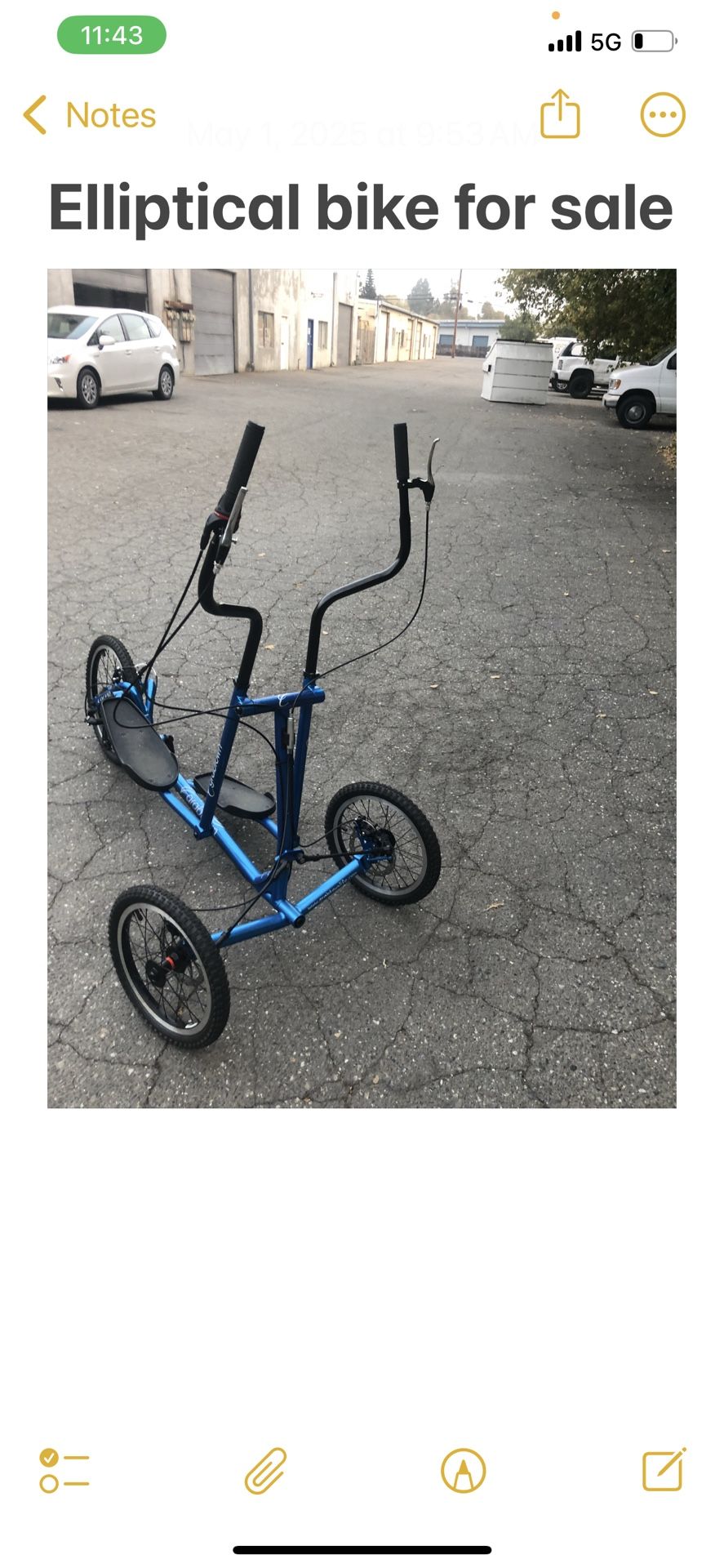 Elliptical Bike
