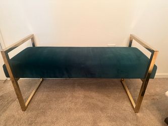 Beautiful velvet bench