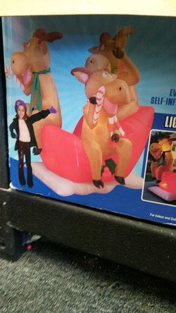 Santa... Outdoor decor.