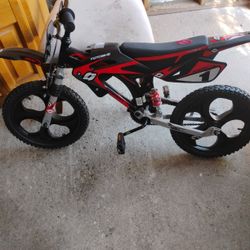 Moto Bike Red Black White 