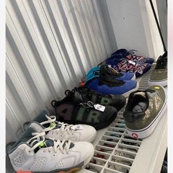 Jordan’s And Nikes Different Sizes 