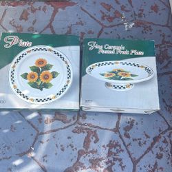 Fruit,plate And Big Flat Plate