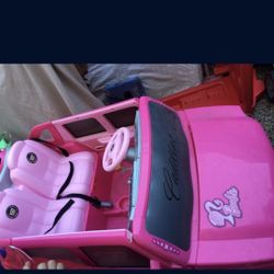 Pink barbie escalade hotsell