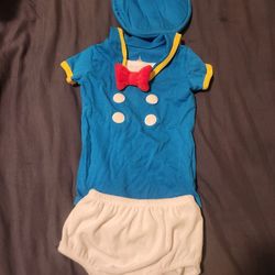 Donald Duck Costume 12 Month