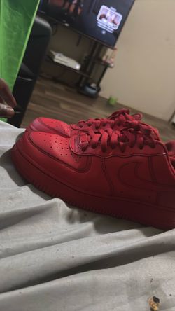 Red air force ones