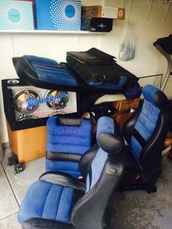 Audi s4 leather front and rear seats