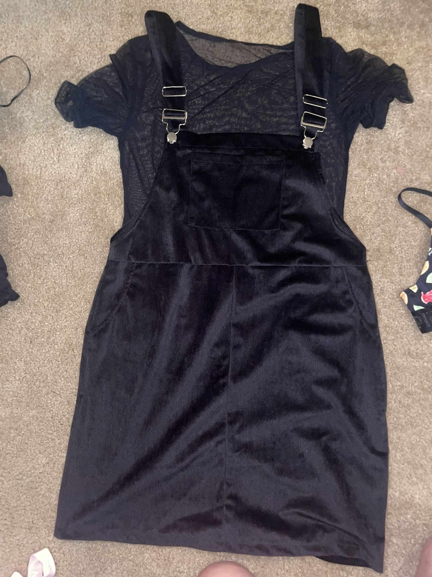 Never Worn Shein Corduroy Overall Dress Size L