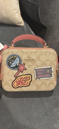 Hard To Find Never Used Coach x Disney Cinderella/bibbidi Crossbody Bag