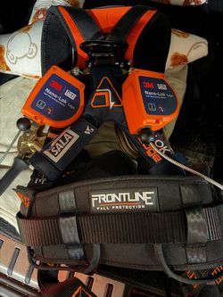 Frontline Fall Protection Harness with 3M Nano-Lok Edge SRLs