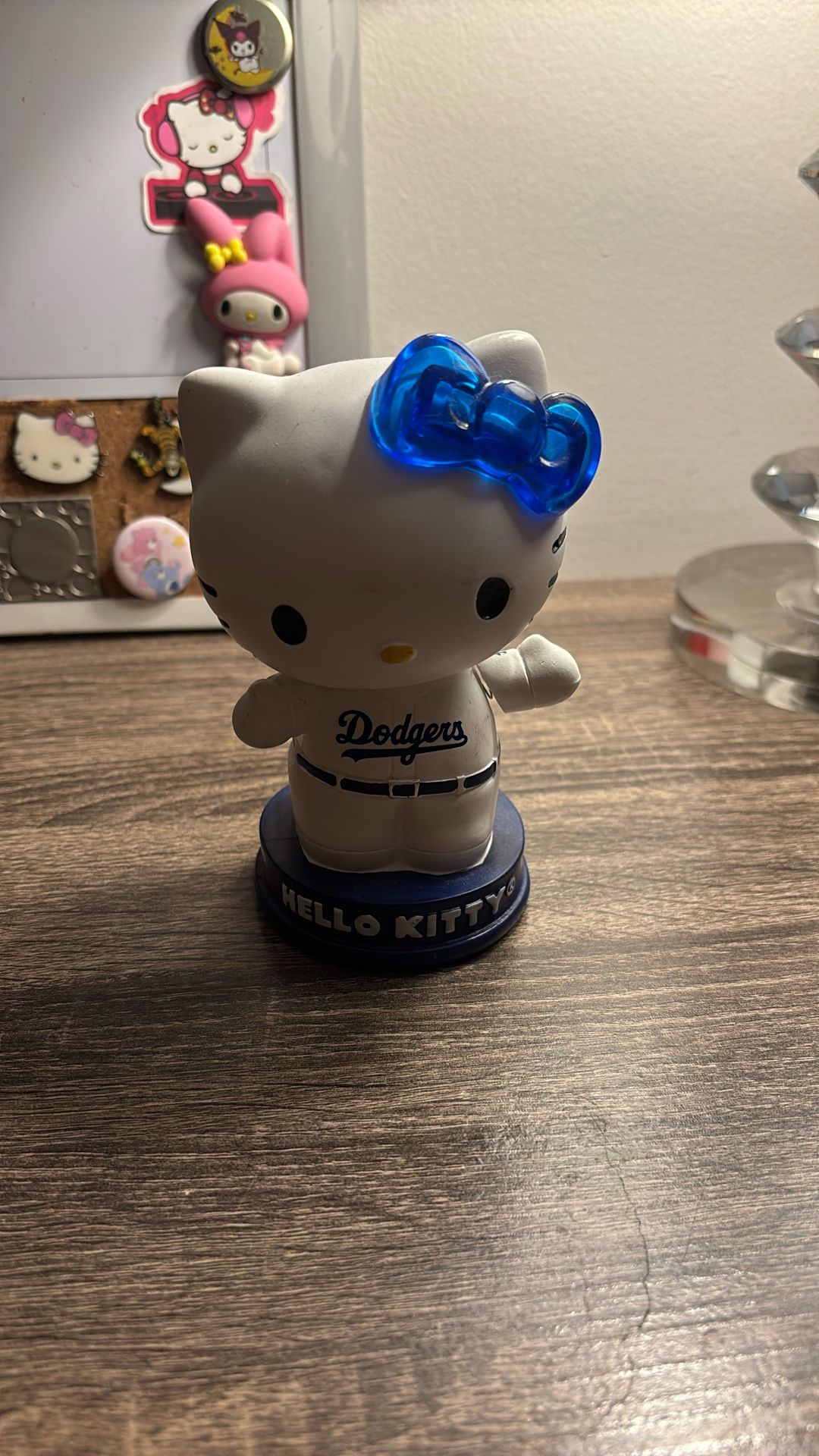 Hello Kitty Dodger Bobble Head 
