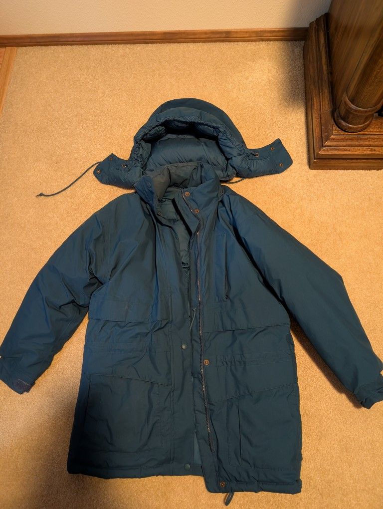 Eddie Bauer Goose Down Jacket Woman Size Medium