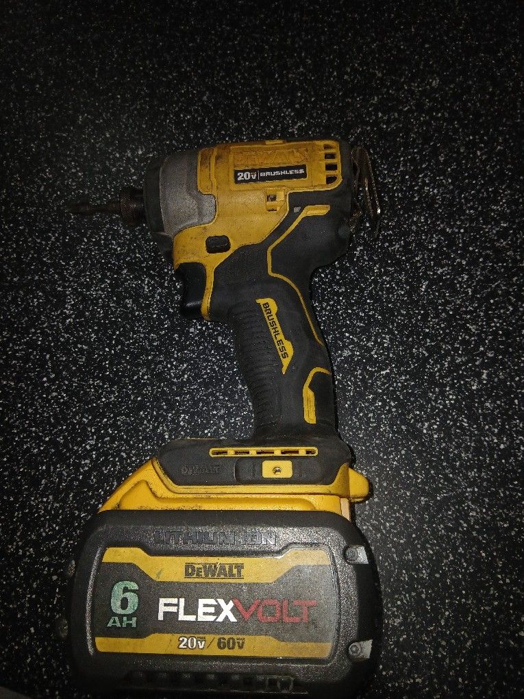 Dewalt Impact With Flex Volt Battery 
