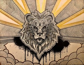 Original art piece - A Lion Triumphed