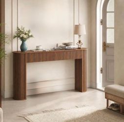 Console table 59x12 wood
