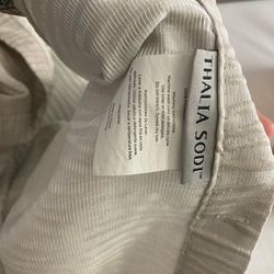 60”x70” thalia sodi silver and gold sparkly shower curtain