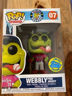 Everett Aquasox Webbly Pink Jersey Funko Pop