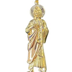 14KT Tri-Color Religious Pendant 